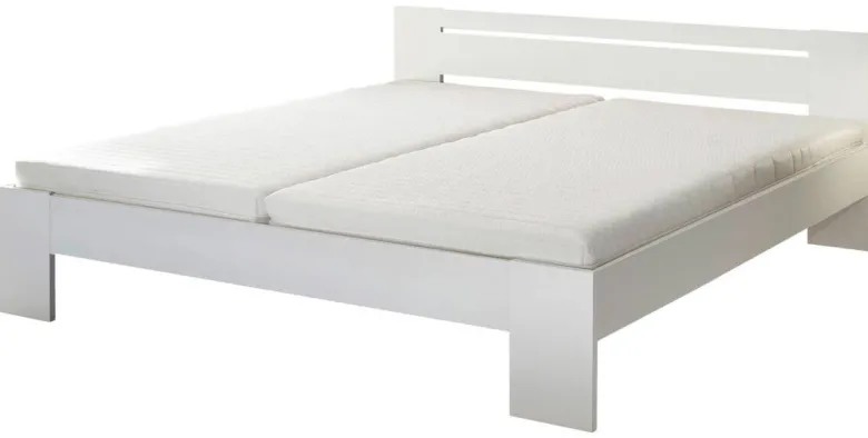 Futonbett Cannes weiß Liegefläche B/L: ca. 180x200 cm
