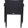 Gardamo Sessel 2er Set MINAS schwarz Kunststoff B/H/L: ca. 57x85x61 cm