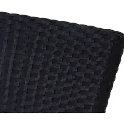 Gardamo Sessel 2er Set MINAS schwarz Kunststoff B/H/L: ca. 57x85x61 cm