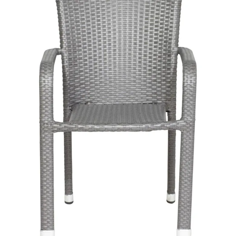 Gardamo Sessel 2er Set MINAS titanfarbig Kunststoff B/H/L: ca. 57x85x61 cm