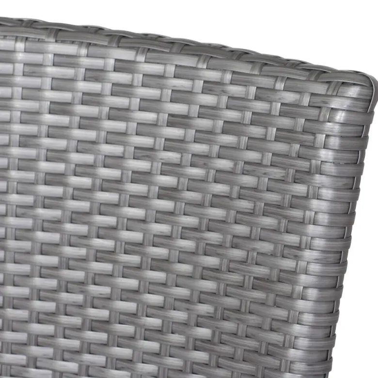 Gardamo Sessel 2er Set MINAS titanfarbig Kunststoff B/H/L: ca. 57x85x61 cm