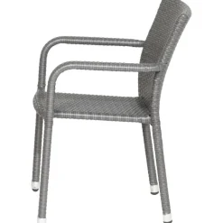 Gardamo Sessel 2er Set MINAS titanfarbig Kunststoff B/H/L: ca. 57x85x61 cm