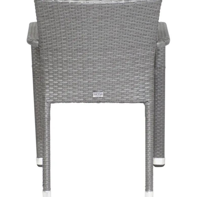Gardamo Sessel 2er Set MINAS titanfarbig Kunststoff B/H/L: ca. 57x85x61 cm