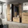 Garderobe Canu basaltgrau Nachbildung Artisan Nachbildung B/H/T: ca. 175x190x37 cm
