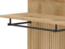Garderobe NORDIC Eiche Evoke Oak Nachbildung Graphit B/H/T: ca. 100x204x40 cm