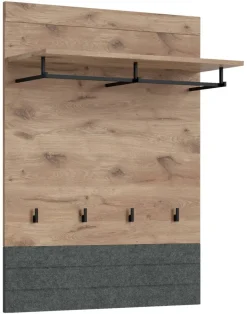 Garderobenpaneel Roxy Eiche Viking Nachbildung B/H/T: ca. 80x107x31 cm