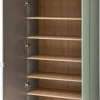 Garderobenschrank Bari salbei Eiche Artisan Nachbildung B/H/T: ca. 78x202x38 cm