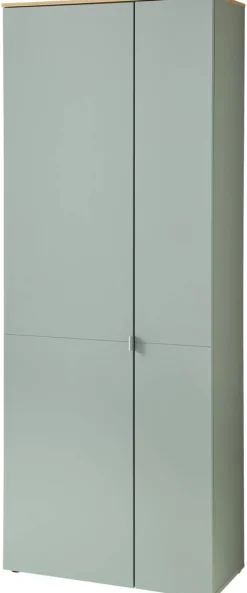 Garderobenschrank Bari salbei Eiche Artisan Nachbildung B/H/T: ca. 78x202x38 cm
