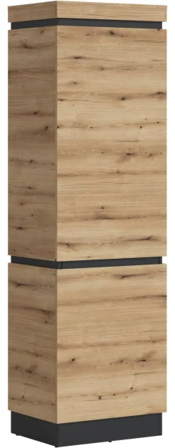 Garderobenschrank Corte Eiche Evoke Coast Nachbildung anthrazit B/H/T: ca. 60x200,5x45 cm
