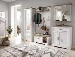 Garderobenschrank Jasmin Pinie Nachbildung Eiche Artisan Nachbildung B/H/T: ca. 65x204x41 cm