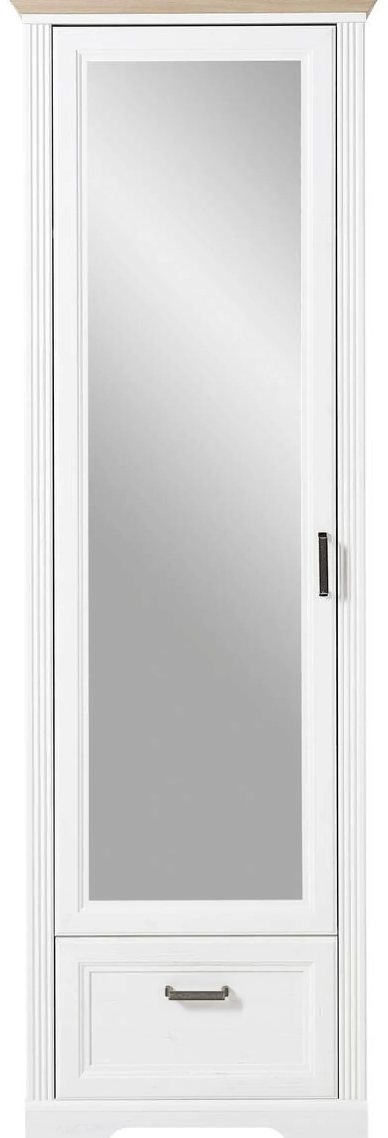 Garderobenschrank Jasmin Pinie Nachbildung Eiche Artisan Nachbildung B/H/T: ca. 65x204x41 cm