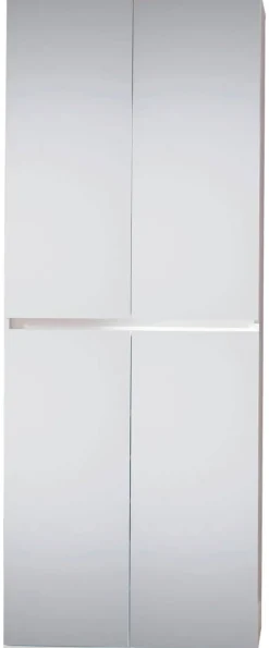 Garderobenschrank Mirror weiß B/H/T: ca. 74x191x34 cm