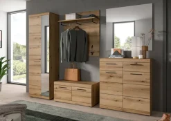 Garderobenschrank SCOUT Evoke Oak Nachbildung B/H/T: ca. 62x197x37 cm