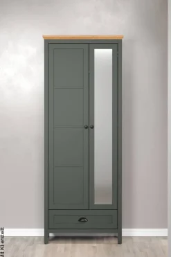 Garderobenschrank Stanton tannengrün Eiche Evoke Coast Nachbildung B/H/T: ca. 77x198x39 cm