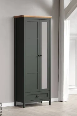 Garderobenschrank Stanton tannengrün Eiche Evoke Coast Nachbildung B/H/T: ca. 77x198x39 cm