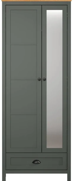 Garderobenschrank Stanton tannengrün Eiche Evoke Coast Nachbildung B/H/T: ca. 77x198x39 cm