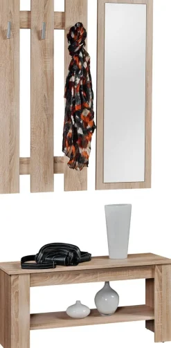 Garderobenset Lupo Eiche Sonoma Nachbildung B/H/T: ca. 90x154x33 cm