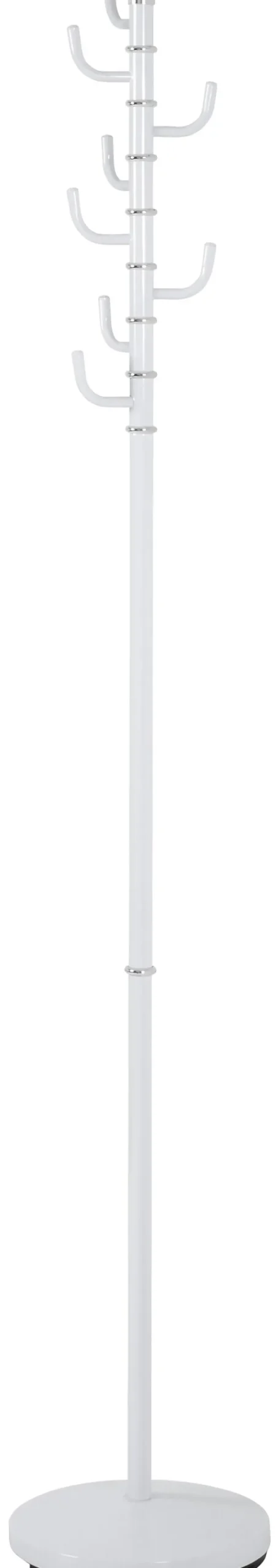 Garderobenständer weiß lackiert H: ca. 172 cm