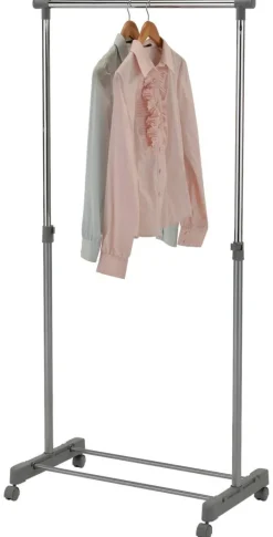 Garderobenwagen Chrom Stahl B/H/L: ca. 43x92x79,5 cm
