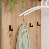 Garderobe Venlo weiß Eiche Artisan Nachbildung B/H/T: ca. 169x196x38 cm