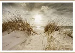 Gerahmtes Bild Strand B/H: ca. 70x50 cm