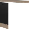 Geschirrspüler- Frontset Capri schwarz matt B/H/T: ca. 110x85x60 cm