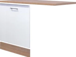 Geschirrspüler- Frontset Samoa weiß Eiche Nachbildung B/H/T: ca. 110x85x60 cm