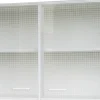 Glashängeschrank weiß matt B/H/T: ca. 100x53x35 cm