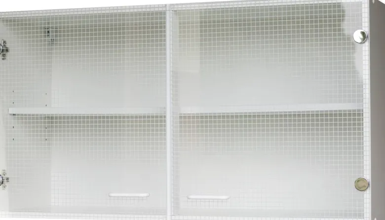 Glashängeschrank weiß matt B/H/T: ca. 100x53x35 cm