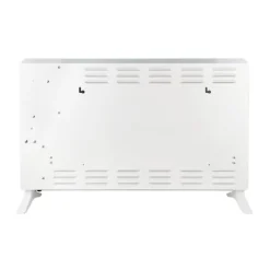 Glasradiator weiß Metall Kunststoff B/H/L: ca. 20x47x76,5 cm ca. 2000 W