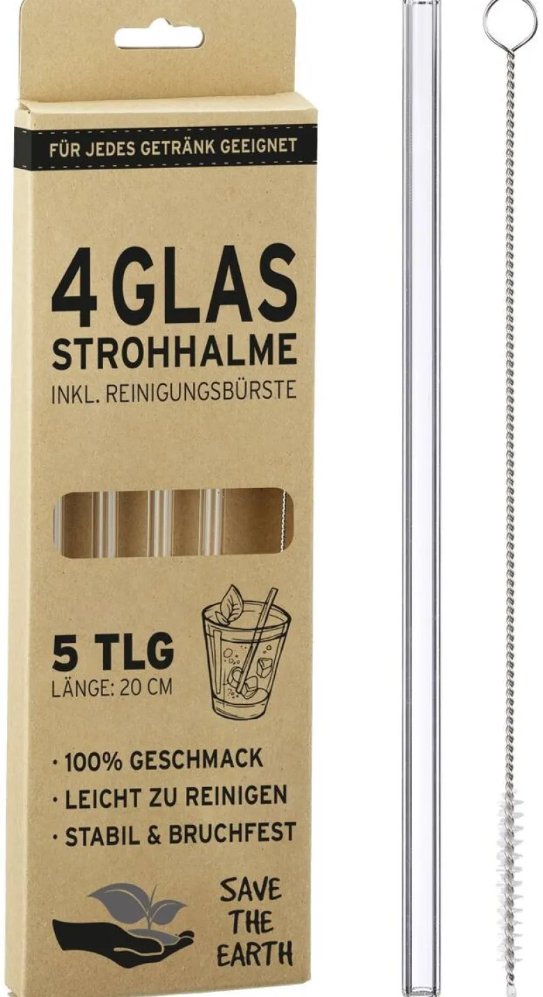 Glastrinkhalm