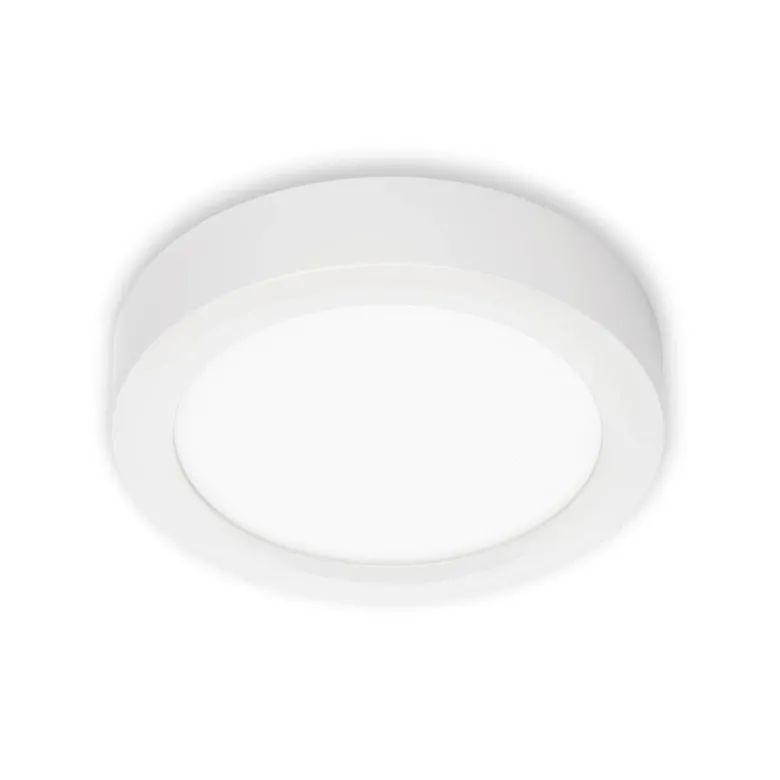 GLOBO LED-Deckenleuchte Fire weiß Metall H/D: ca. 3,2x17 cm