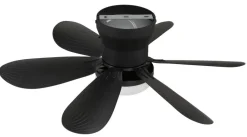 GLOBO LED-Deckenventilator Opal schwarz H/D: ca. 16,5x51 cm max. 5 W