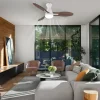 GLOBO LED-Deckenventilator Opal weiß H/D: ca. 32,5x107 cm max. 22 W
