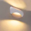 GLOBO LED-Wandleuchte weiß Metall B/H: ca. 21x15 cm 1 Brennstellen