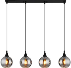 Globo Pendelleuchte Nika E27 4 Brennstellen