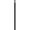 GLOBO Stehlampe mattschwarz Metall H/D: ca. 162x40 cm E27 1 Brennstellen