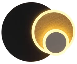 GLOBO Wandleuchte Metall B/H/L: ca. 7,5x25x25 cm