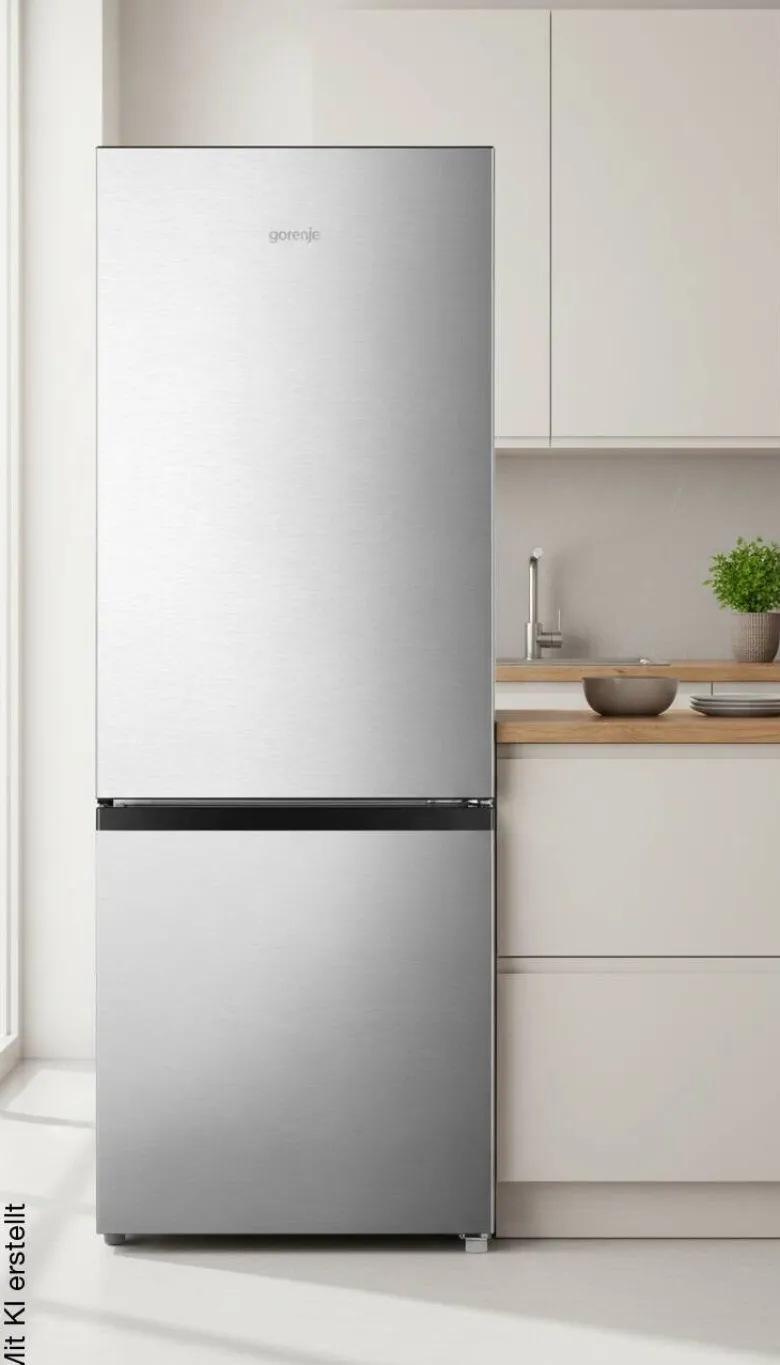 Gorenje Kühl-/Gefrierkombination RK14DPS4 Silbergrau B/H/T: ca. 50x143x56 cm