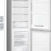 Gorenje Kühl-/Gefrierkombination RK418DPS4 Edelstahl B/H/T: ca. 55x180x55,7 cm