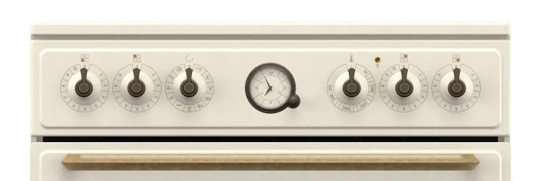 Gorenje Retro-Standherd 60cm mit Glaskeramikkochfeld GECS6B70CLI beige B/H/T: ca. 60x85x60 cm