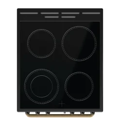 Gorenje Retro-Standherd 50cm mit Glaskeramikkochfeld GECS5B70CLB schwarz B/H/T: ca. 50x85x60 cm