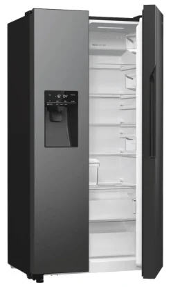 Gorenje Side-by-Side NRR9ESBXL Ice Crushed schwarz B/H/T: ca. 92x179x70 cm