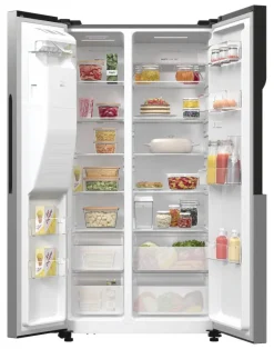 Gorenje Side-by-Side NRR9ESXL Edelstahloptik B/H/T: ca. 92x179x70 cm