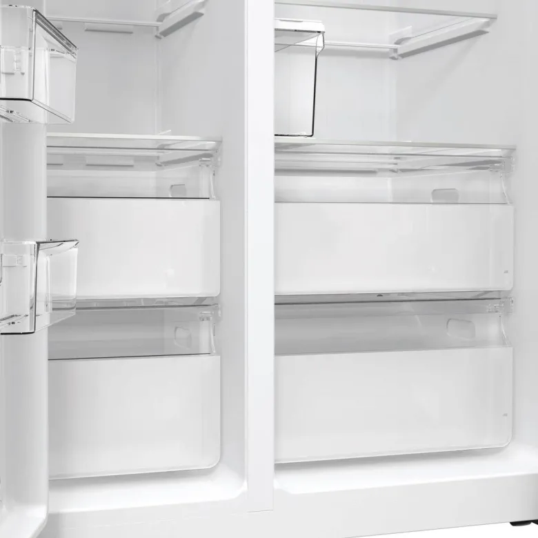 Gorenje Side-by-Side NRR9ESXL Edelstahloptik B/H/T: ca. 92x179x70 cm