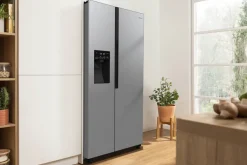 Gorenje Side-by-Side NRR9ESXL Edelstahloptik B/H/T: ca. 92x179x70 cm