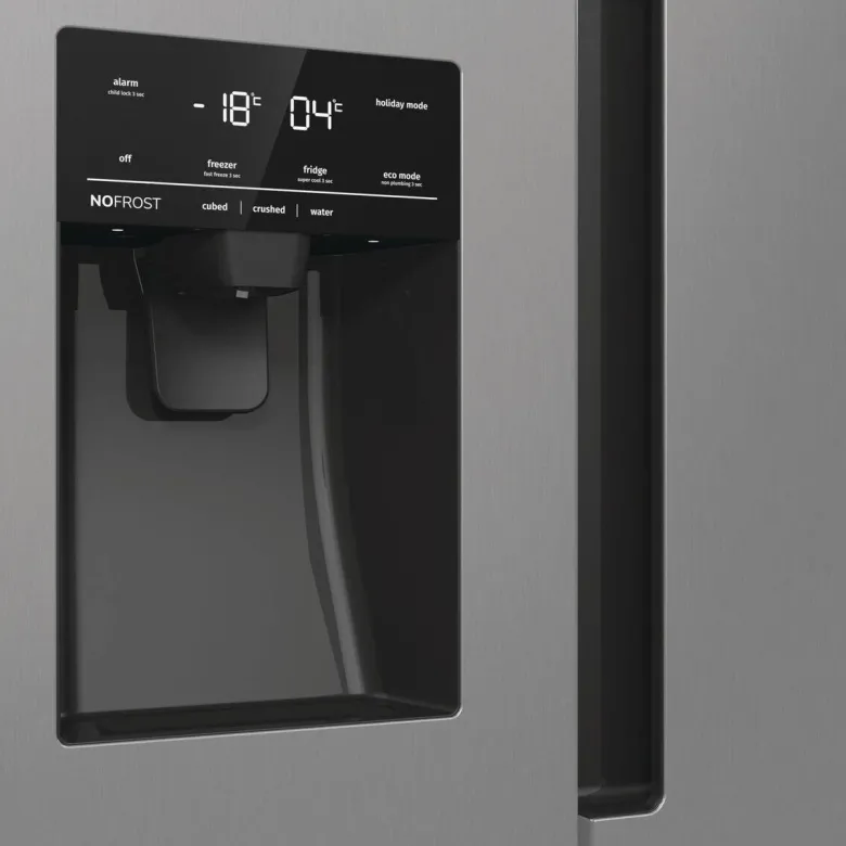 Gorenje Side-by-Side NRR9ESXL Edelstahloptik B/H/T: ca. 92x179x70 cm