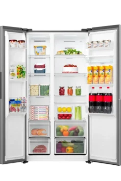 Gorenje Side-by-Side NRS9E4XWD Inox B/H/T: ca. 91,1x178,6x61,5 cm