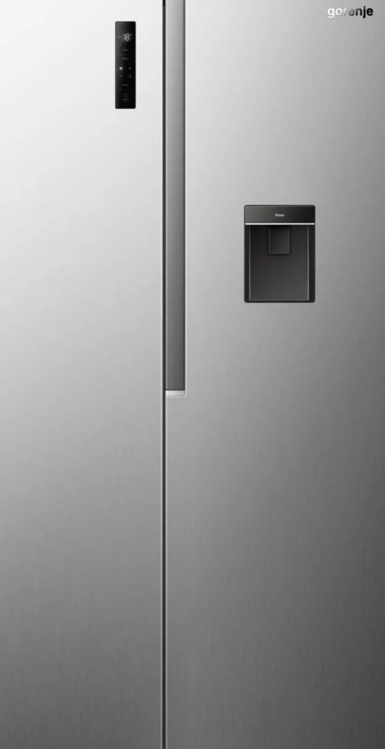 Gorenje Side-by-Side NRS9E4XWD Inox B/H/T: ca. 91,1x178,6x61,5 cm