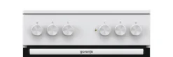 Gorenje Standherd 50cm mit Glaskeramikkochfeld GEC5A22WG weiß B/H/T: ca. 50x85x60 cm